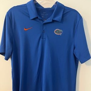 University of Florida polo shirt-blue